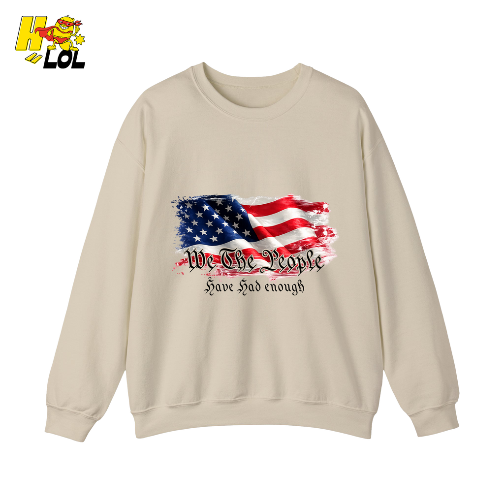 We The People American Flag Sweatshirt Gift for Republicans - HQLOL