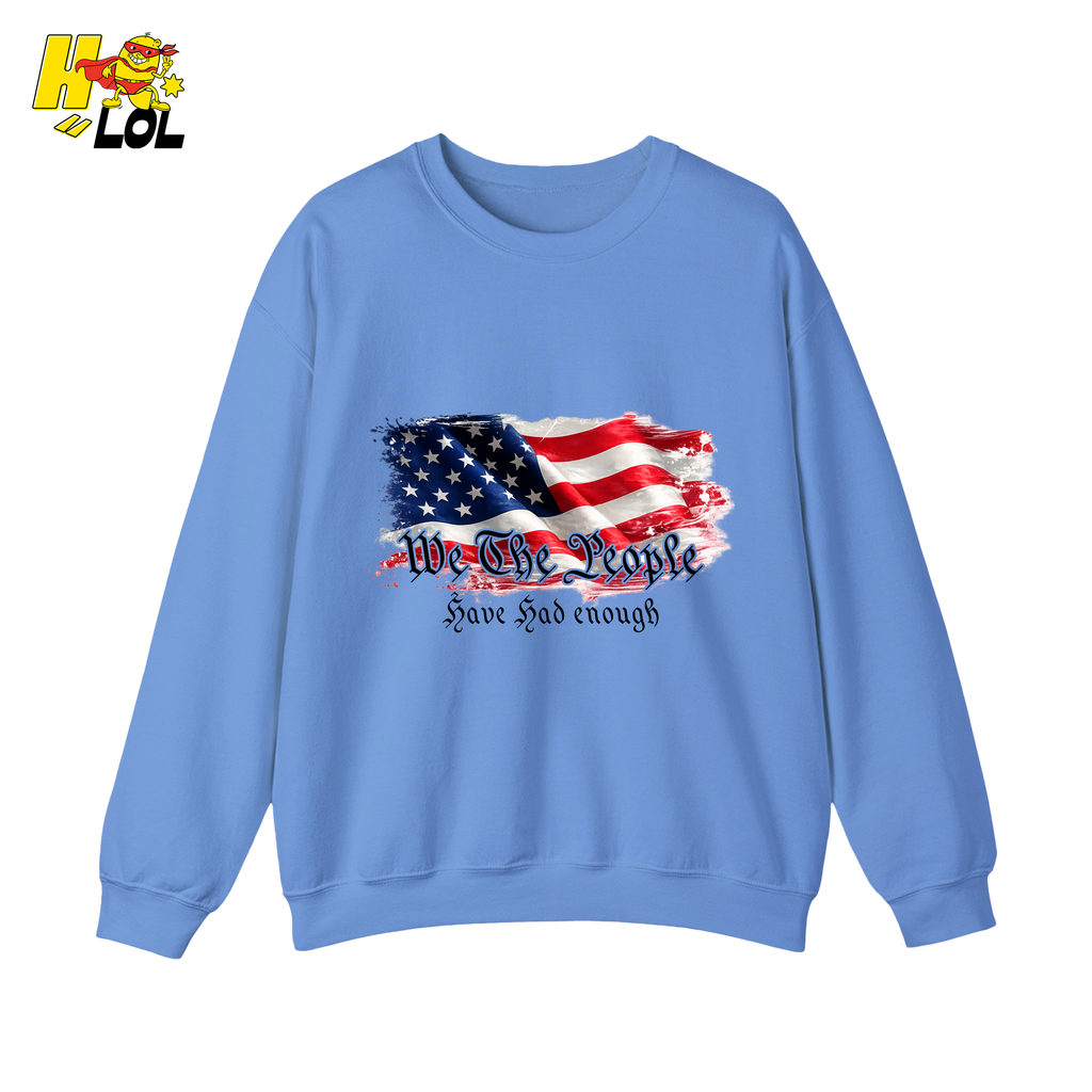 We The People American Flag Sweatshirt Gift for Republicans - HQLOL