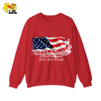 We The People American Flag Sweatshirt Gift for Republicans - HQLOL