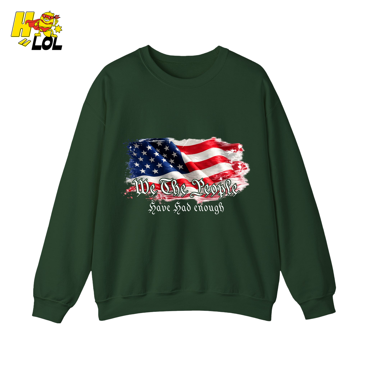 We The People American Flag Sweatshirt Gift for Republicans - HQLOL