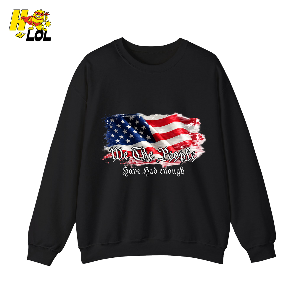 We The People American Flag Sweatshirt Gift for Republicans - HQLOL