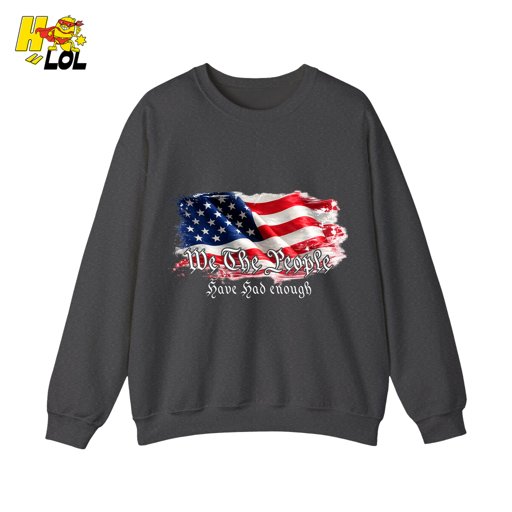 We The People American Flag Sweatshirt Gift for Republicans - HQLOL