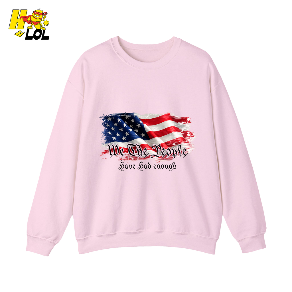 We The People American Flag Sweatshirt Gift for Republicans - HQLOL