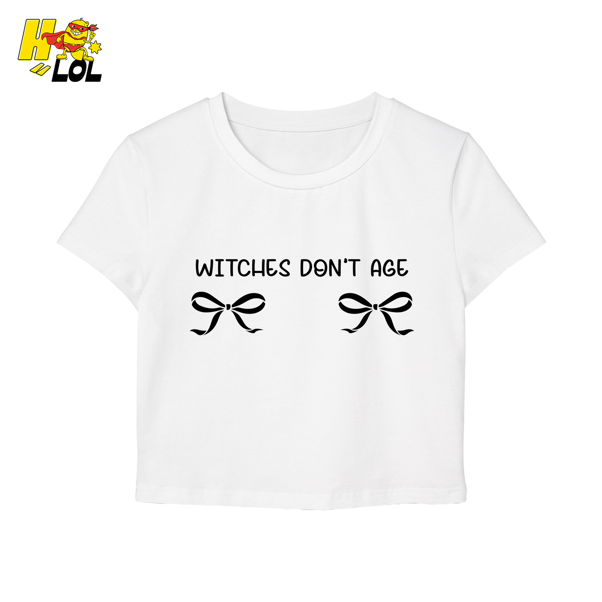 Witches Don't Age Graphic Baby Tee Gift for Witches Besties - HQLOL