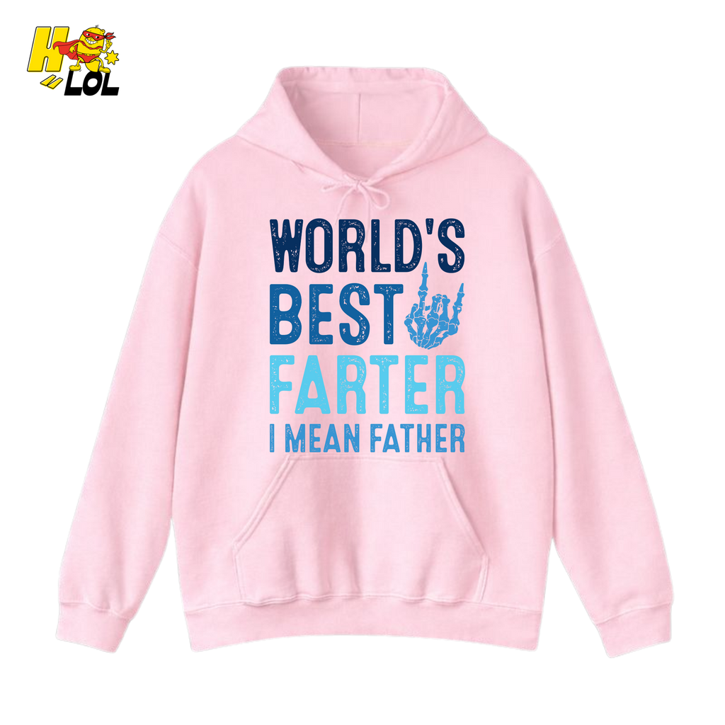 Worlds Best Farter I mean Father Hoodie Gift For Dad - HQLOL