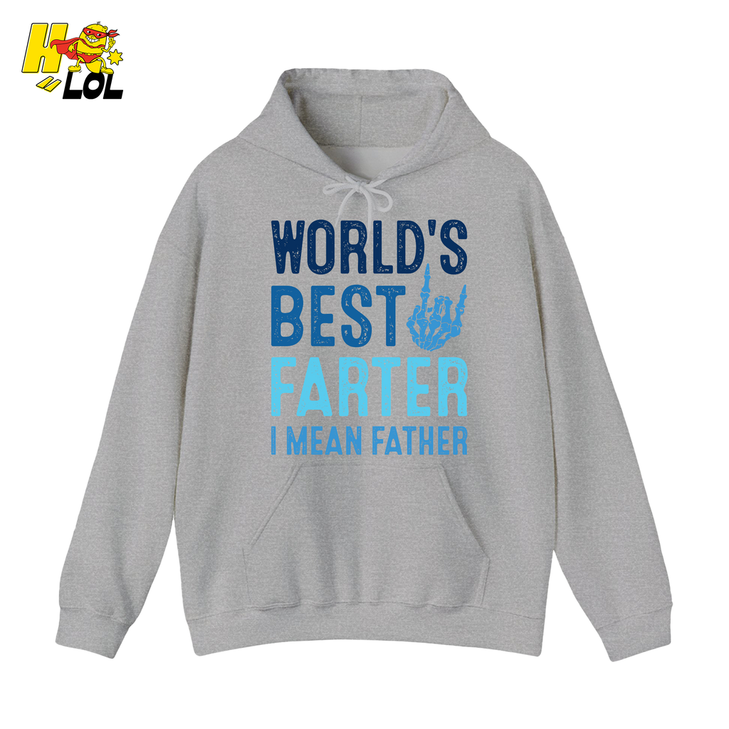Worlds Best Farter I mean Father Hoodie Gift For Dad - HQLOL