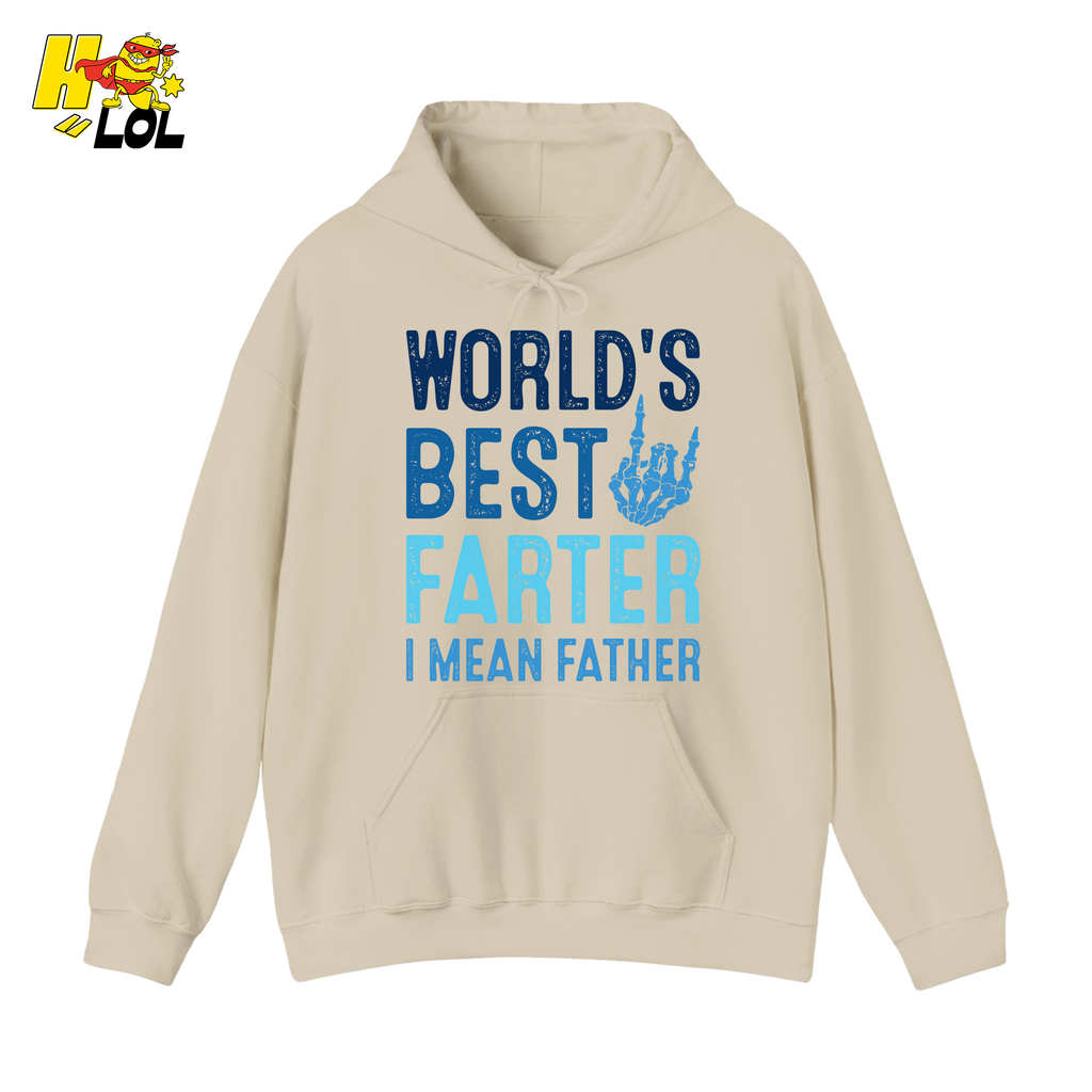 Worlds Best Farter I mean Father Hoodie Gift For Dad - HQLOL