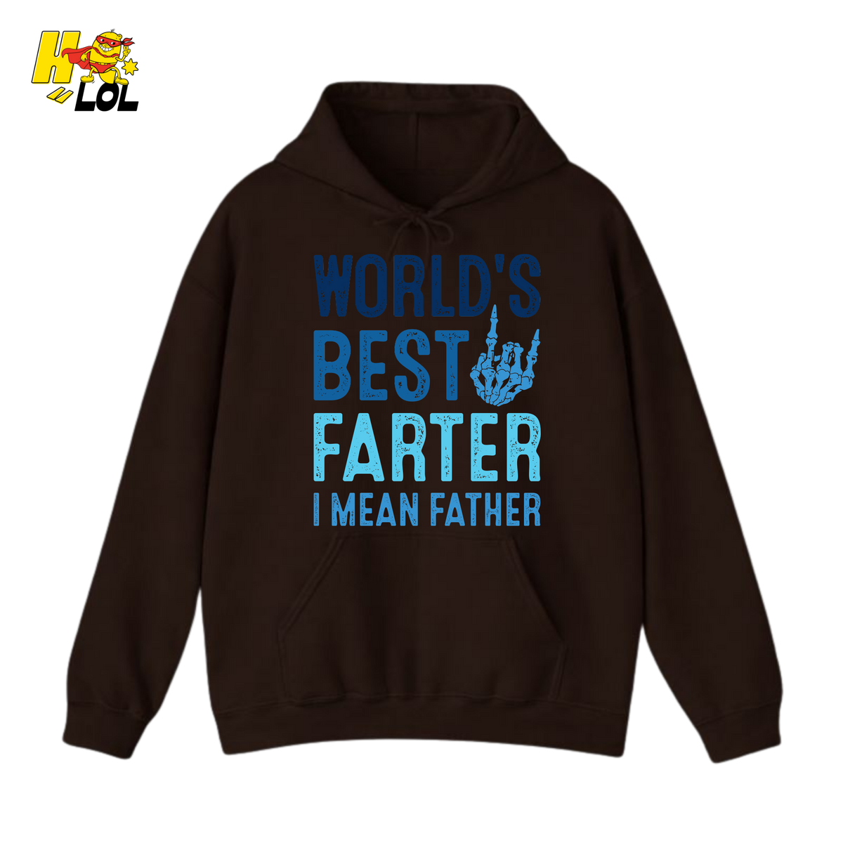 Worlds Best Farter I mean Father Hoodie Gift For Dad - HQLOL