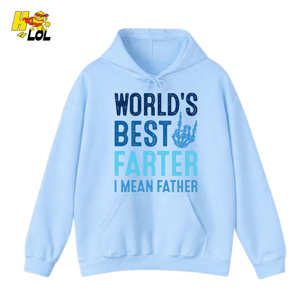 Worlds Best Farter I mean Father Hoodie Gift For Dad - HQLOL