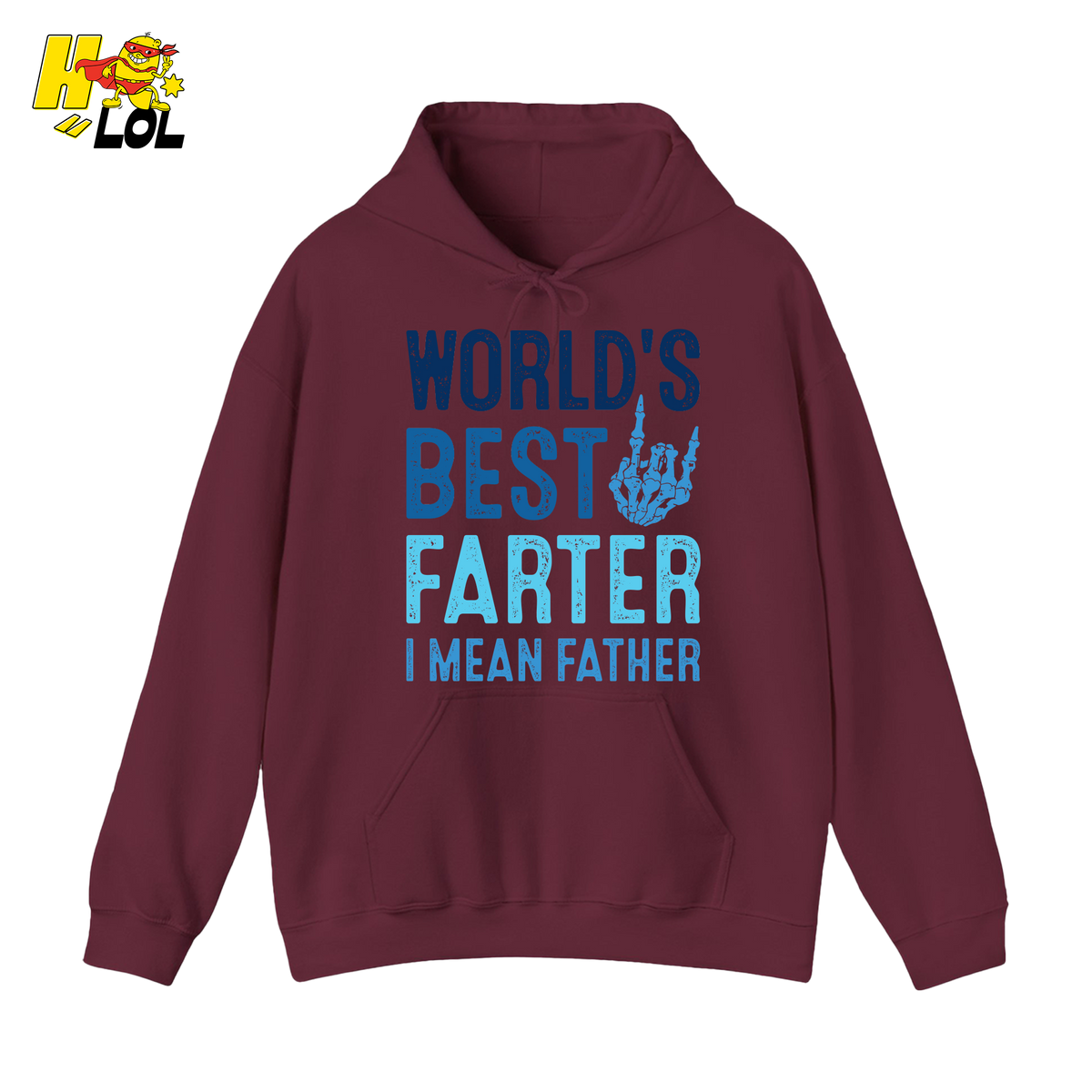 Worlds Best Farter I mean Father Hoodie Gift For Dad - HQLOL