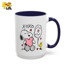 "XOXO Snoopy" Mug Gift for Valentine - HQLOL