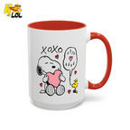 "XOXO Snoopy" Mug Gift for Valentine - HQLOL