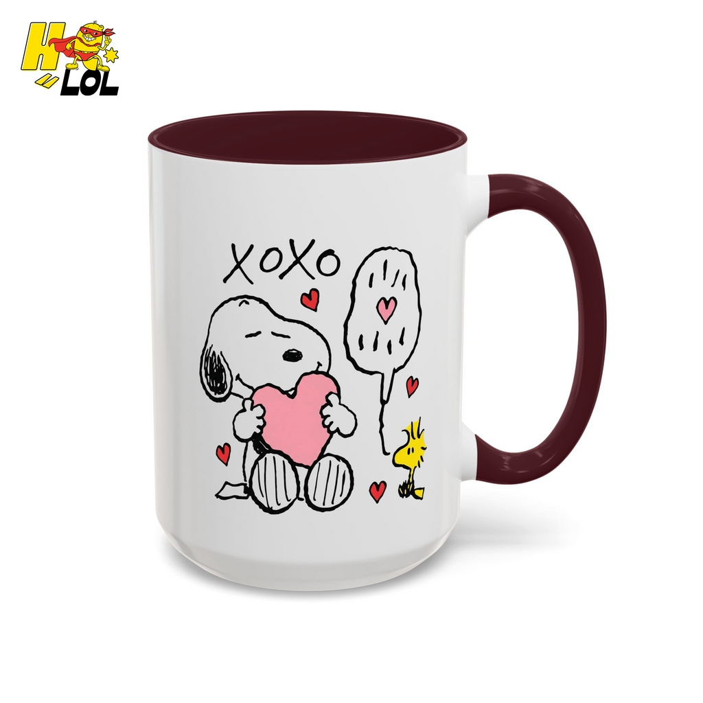 "XOXO Snoopy" Mug Gift for Valentine - HQLOL