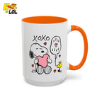 "XOXO Snoopy" Mug Gift for Valentine - HQLOL
