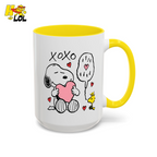 "XOXO Snoopy" Mug Gift for Valentine - HQLOL