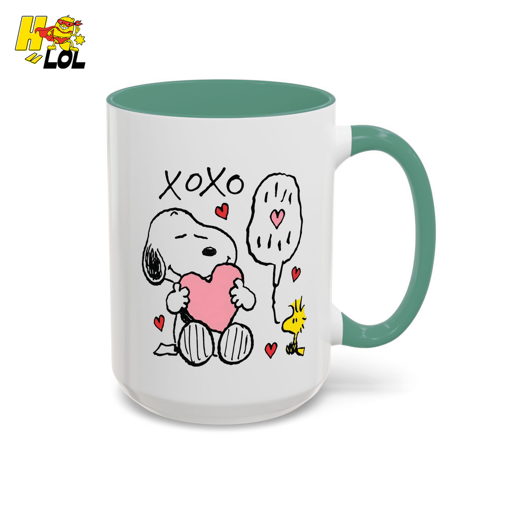 "XOXO Snoopy" Mug Gift for Valentine - HQLOL