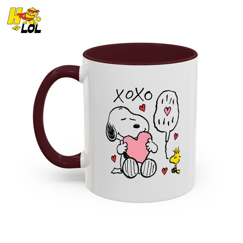 "XOXO Snoopy" Mug Gift for Valentine - HQLOL