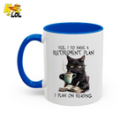 Yes I Do Have A Retirement Plan Reading Cat Mug Gift For Book Lovers - HQLOL