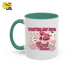 You're My Boo Soulmates Ghost Coffee Mug Valentine Gift for Couple - HQLOL