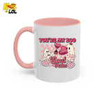 You're My Boo Soulmates Ghost Coffee Mug Valentine Gift for Couple - HQLOL