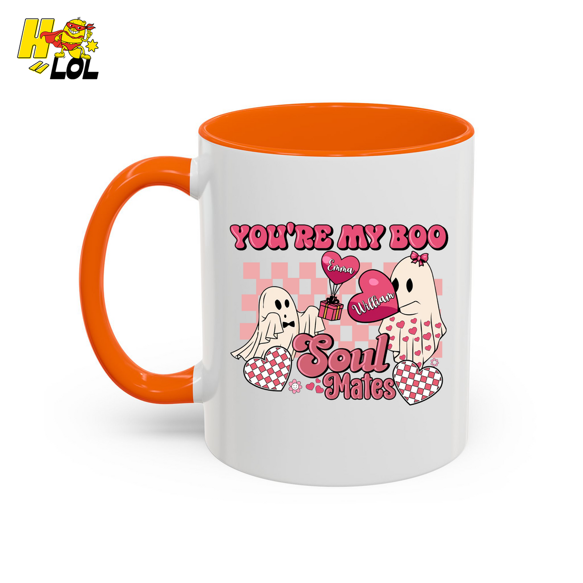 You're My Boo Soulmates Ghost Coffee Mug Valentine Gift for Couple - HQLOL