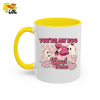 You're My Boo Soulmates Ghost Coffee Mug Valentine Gift for Couple - HQLOL